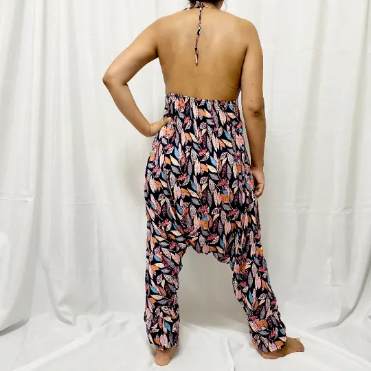 Backless Jumpsuit, Summer Romper/Jumpsuit, Backless Bodysuit, Yoga Pants, Harem, Fashionable Aladdin Jumpsuit, Yoga Romper, Hippie, Overall