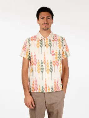 Camicia Chintan ikat off white / multicolor