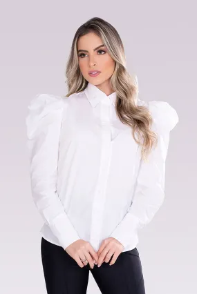 Camisa Manga Princesa Branca