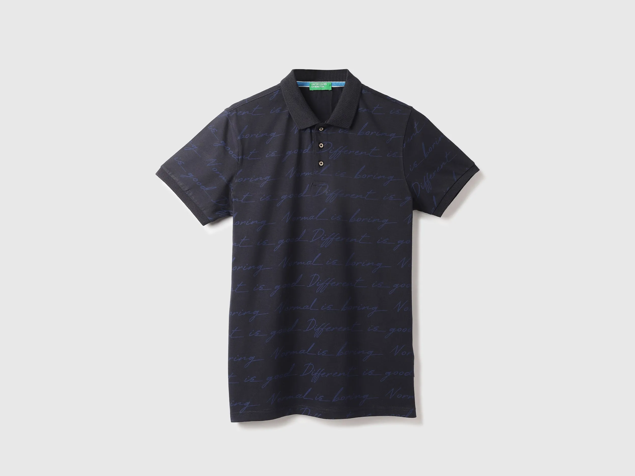 Cotton Printed Polo Collar Mens T-shirts