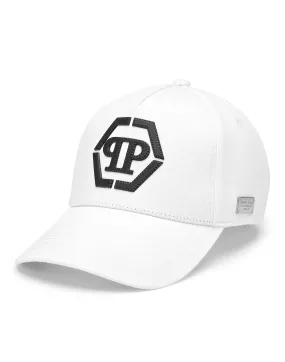 Philipp Plein cappello baseball bianco