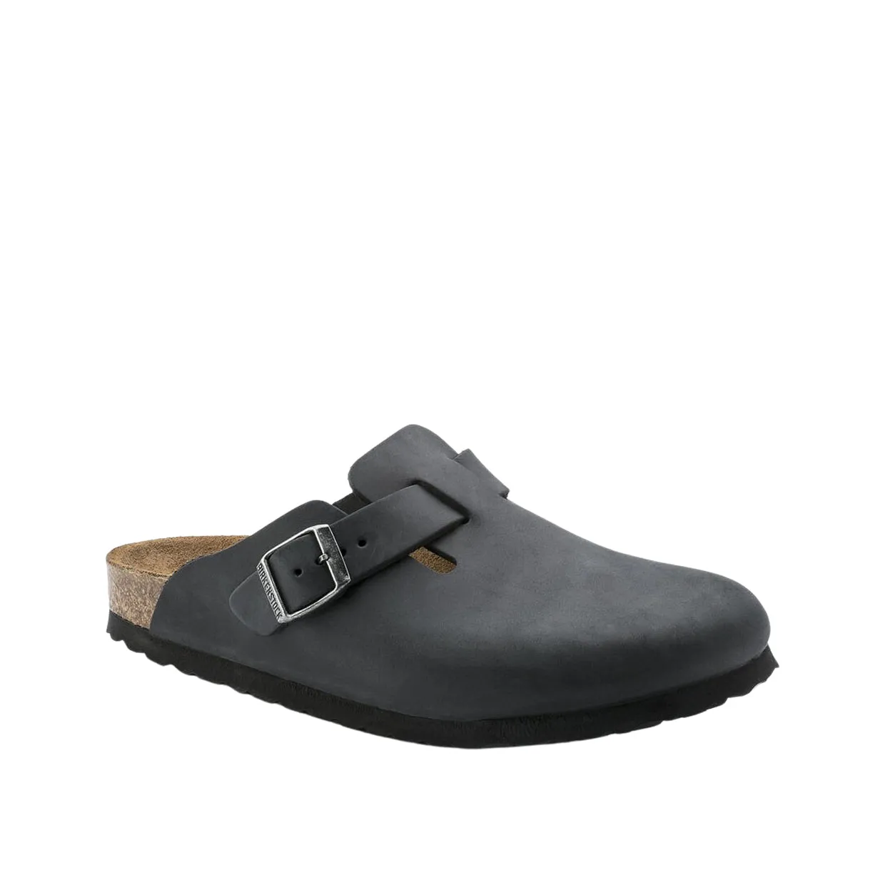 Sabot Birkenstock Boston Oiled Leather Nero