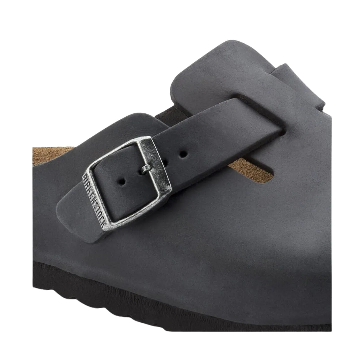 Sabot Birkenstock Boston Oiled Leather Nero