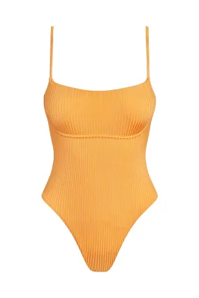 Sausalito One Piece - Clementine Wide Rib