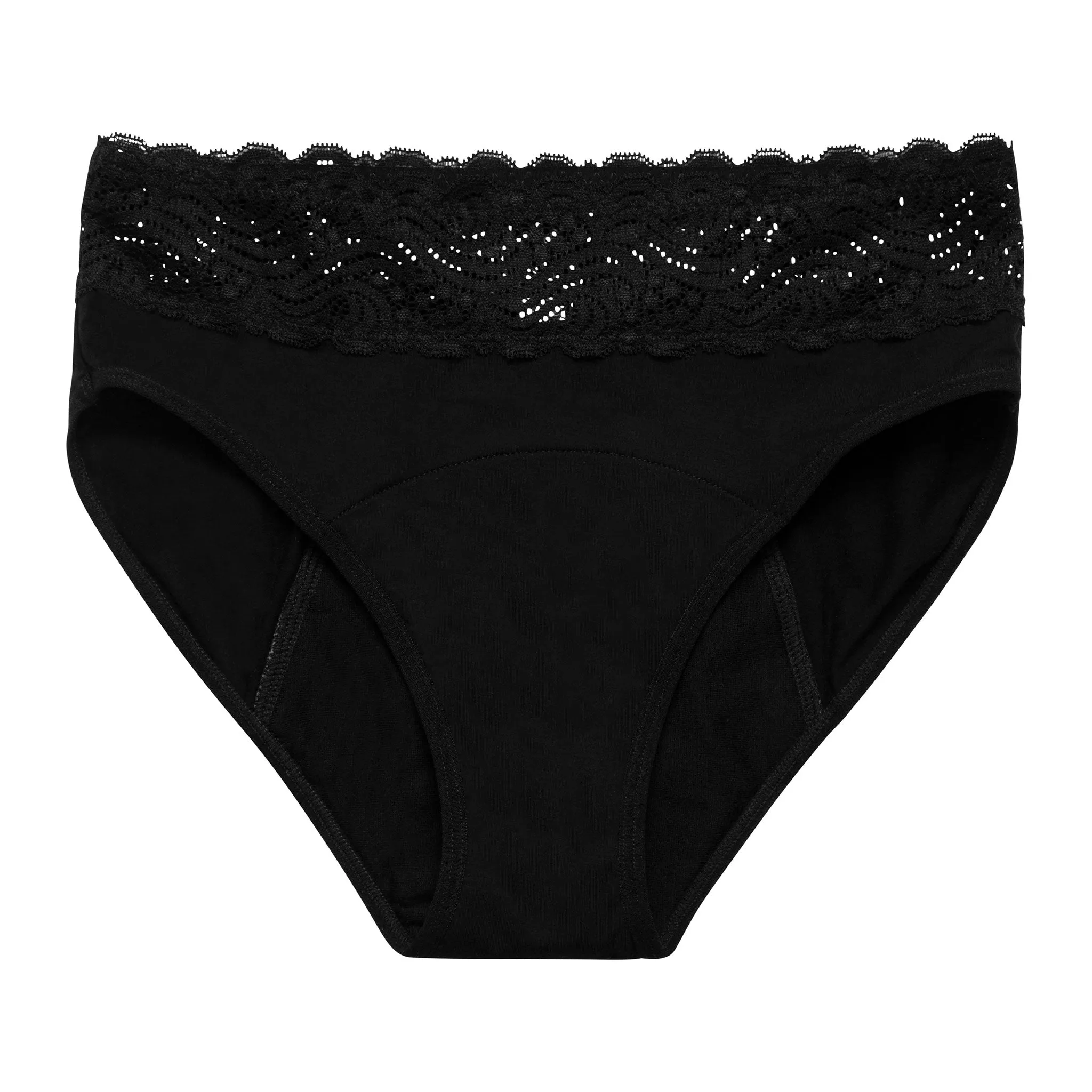 Sensual Hi Waist Bikini Super-Overnight Black